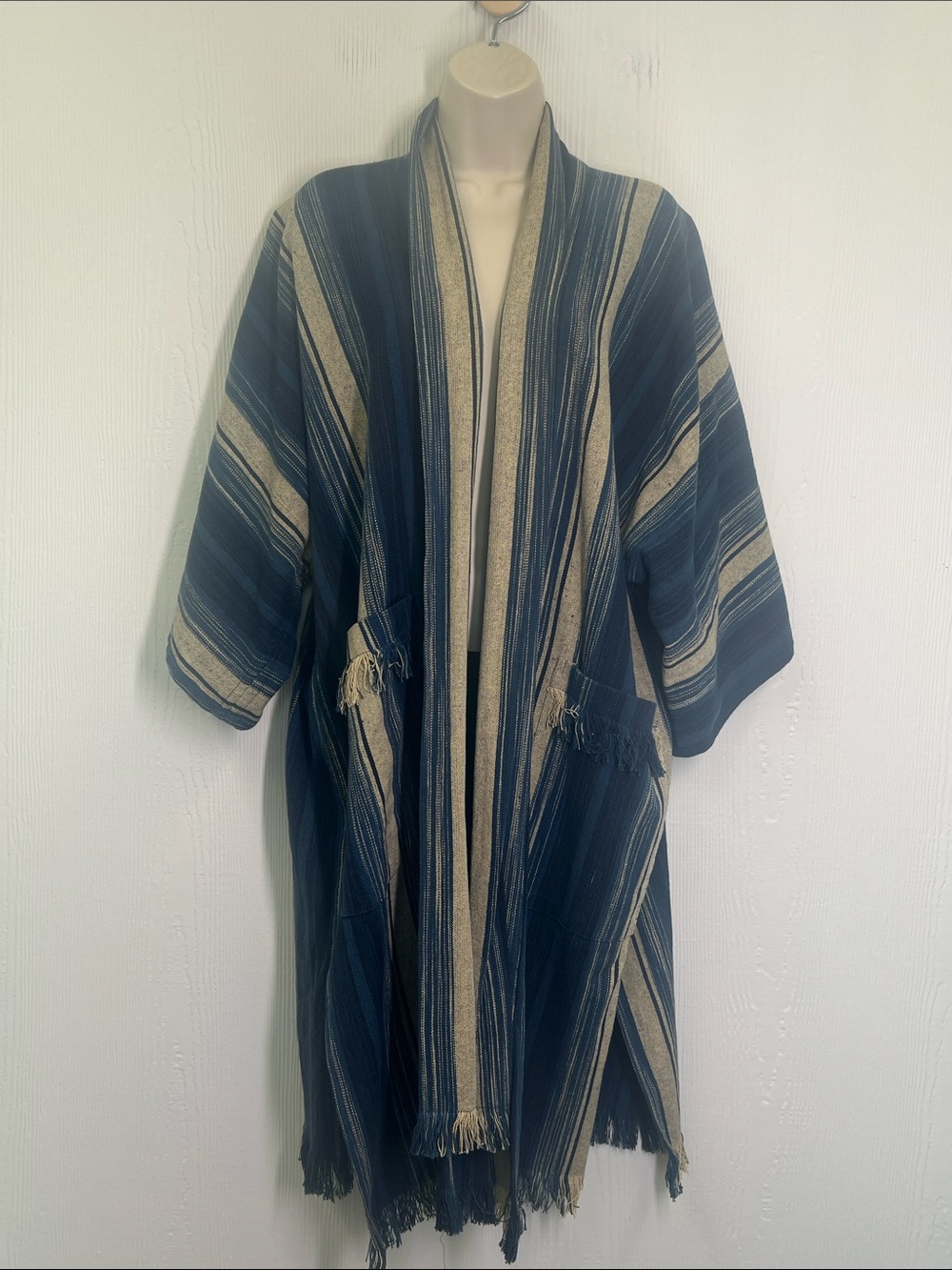 Free People - NWT Odyssey Striped Open Kimono Lightweight Cardigan Size Onesize - Picture 2 of 12